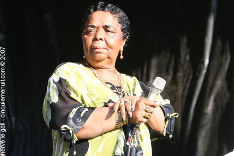 Cesaria Evora au festival le bout du monde Crozon 2007