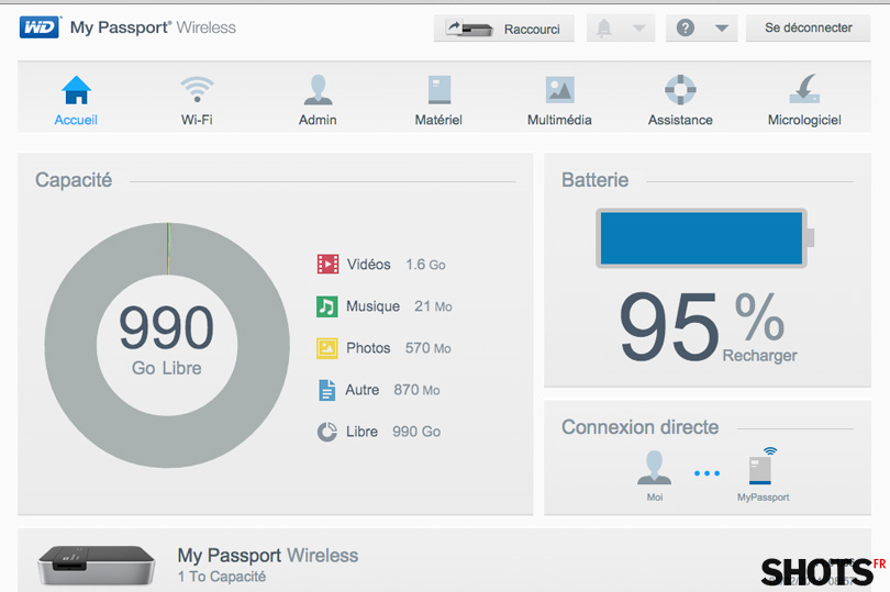 Tout savoir sur WD MyPassport Wireless disque dur wifi