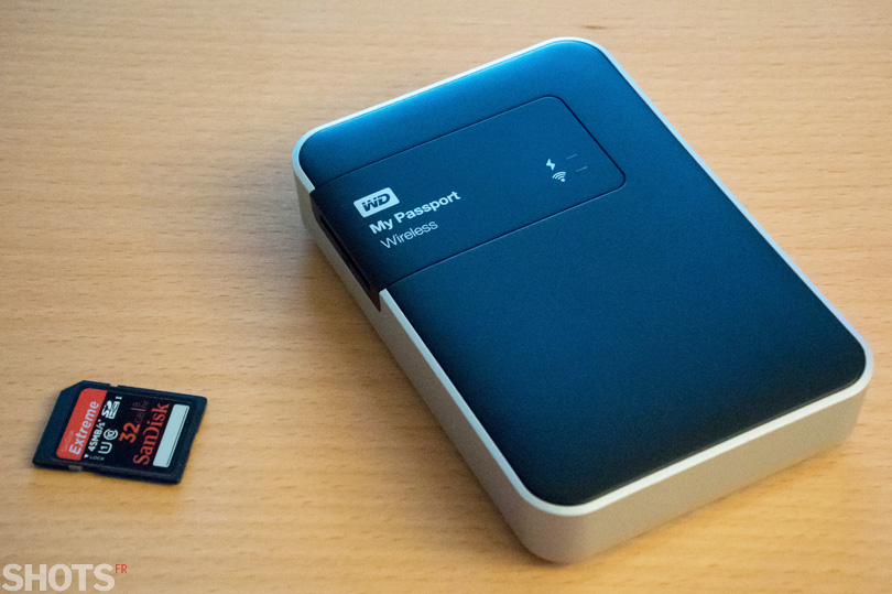 test disque dur autonome mypassport wireless sur SHOTS