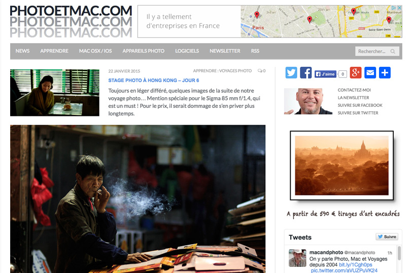 voir le site photo et mac de jean francois vibert utilisateur de adobe lightroom