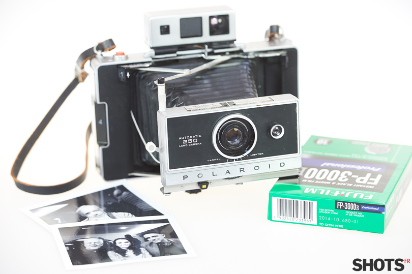 polaroid 250 et fujifilm FP3000B sur SHOTS