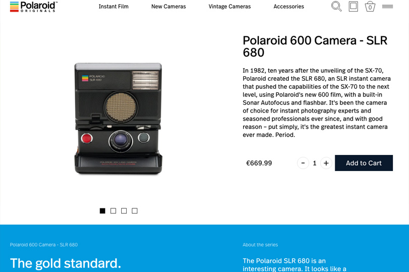 polaroid 600 appareil vintage negocie a prix d'or