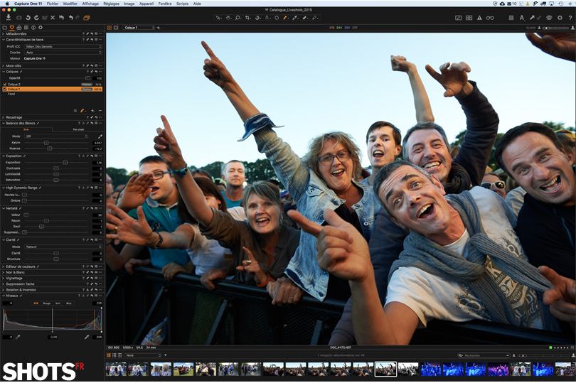 festion des calques dans Capture One Pro 11 SHOTS