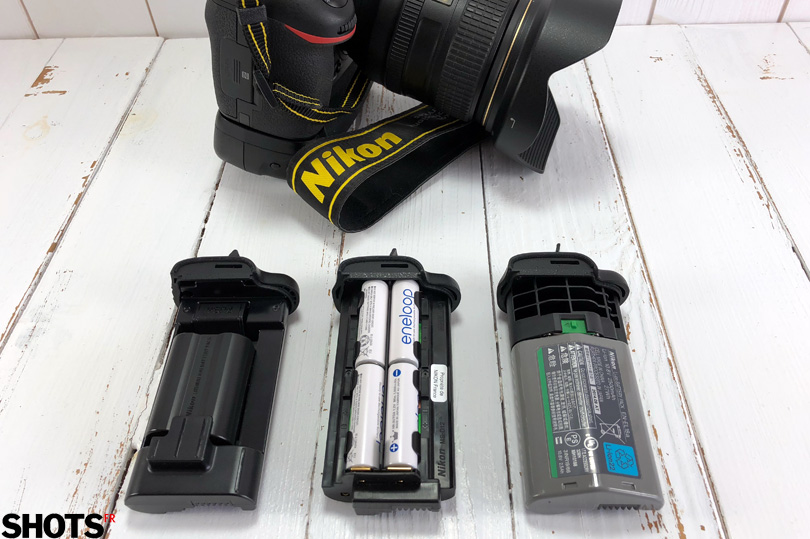 les batteries pour le grip Nikon MB-D17