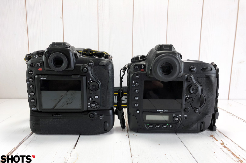 Nikon D500 grip MB-D17 et Nikon D4s