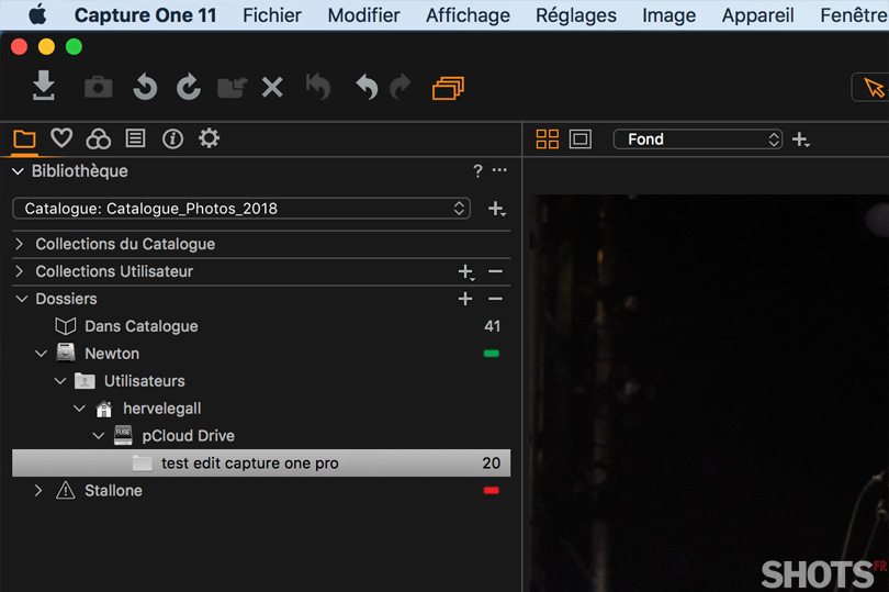 test pcloud et capture one pro