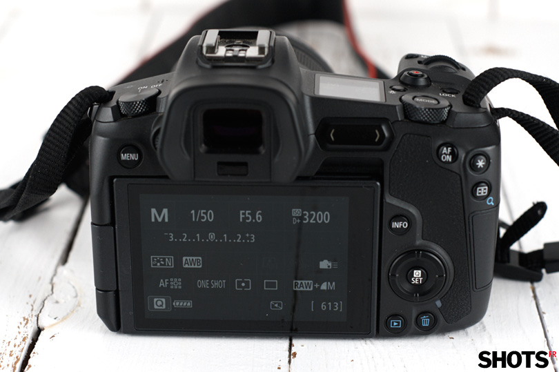 Canon EOS R écran tactile SHOTS
