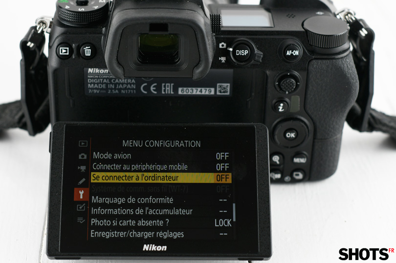 Petit tuto entre ami·e·s. Le transfert d'images sans fil de Nikon Z à son Mac.